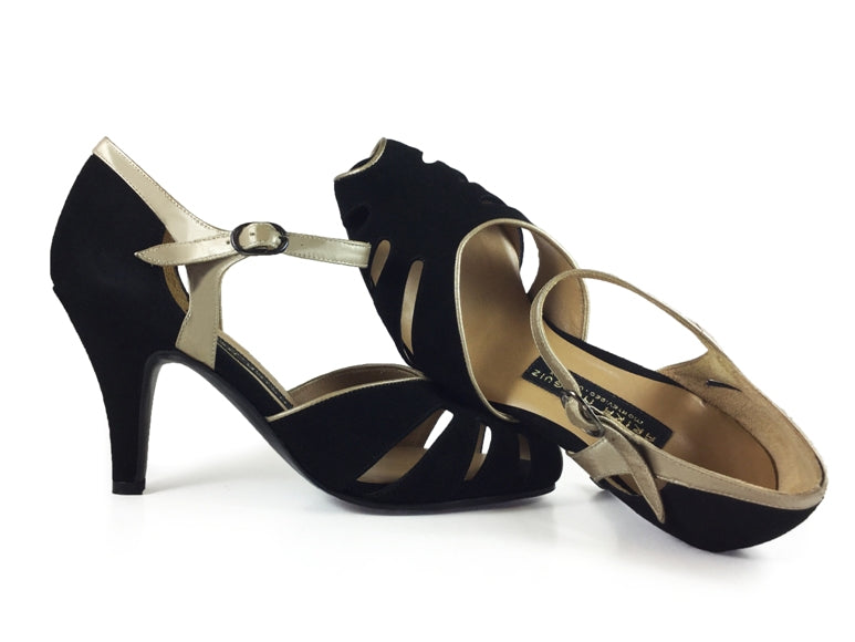 Ilusion. Arika Nerguiz Tango Dance Shoes. Broadway Theatrical Shoes.
