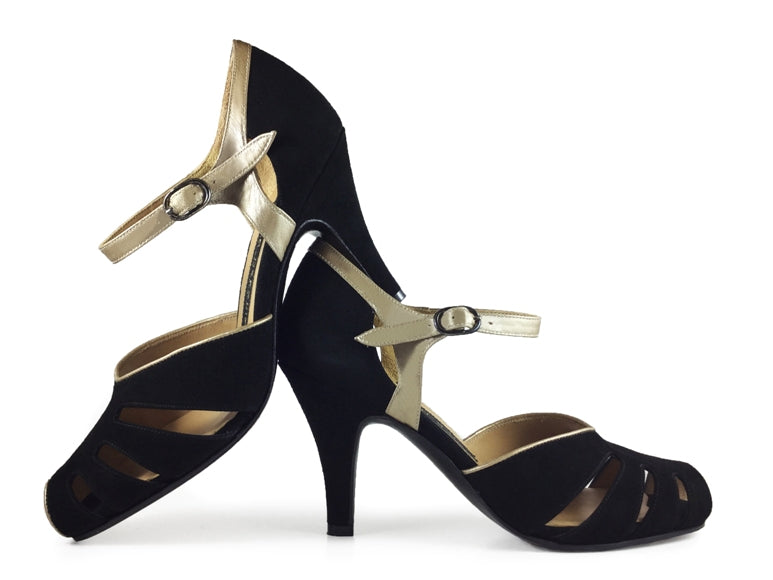 Ilusion. Arika Nerguiz Tango Dance Shoes. Broadway Theatrical Shoes.