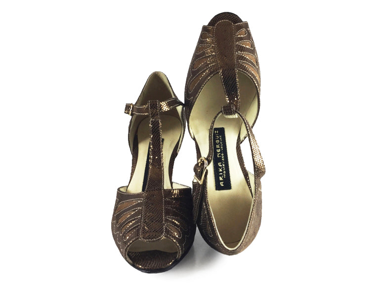 Lani. Arika Nerguiz Tango Dance Shoes. Broadway Theatrical Shoes.