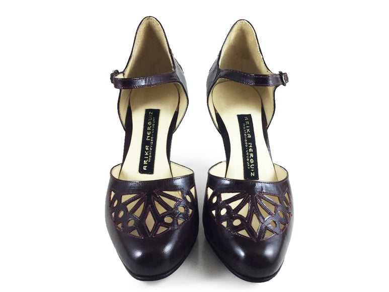 Elizabeth. Arika Nerguiz Tango Dance Shoes. Broadway Theatrical Shoes.