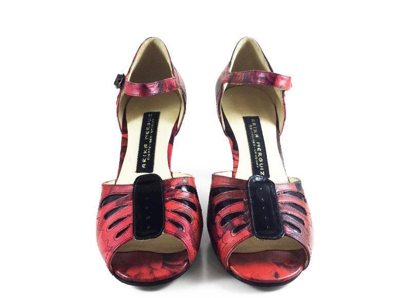 Lani. Arika Nerguiz Tango Dance Shoes. Broadway Theatrical Shoes.