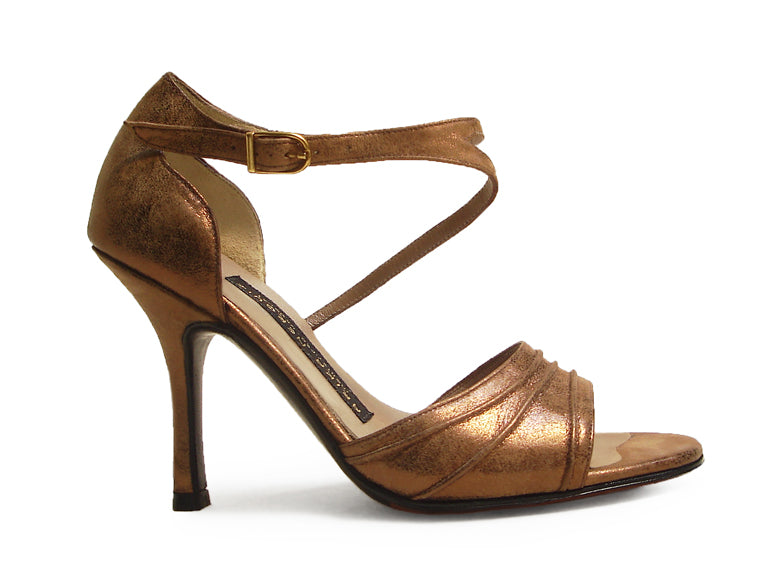 Celina. Arika Nerguiz Tango Dance Sandal Shoes. Broadway Theatrical Shoes.