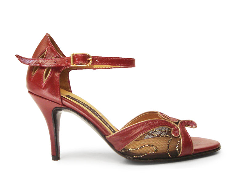 Magrit. Arika Nerguiz Tango Dance Sandal Shoes. Broadway Theatrical Shoes.