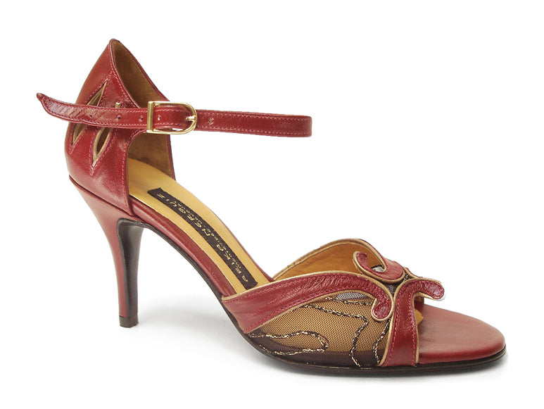 Magrit. Arika Nerguiz Tango Dance Sandal Shoes. Broadway Theatrical Shoes.
