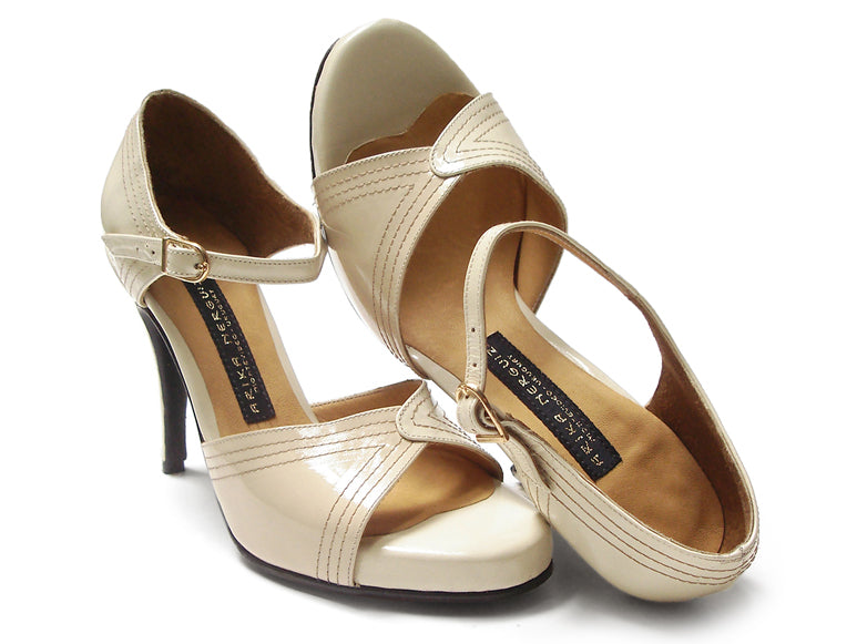 Selma. Arika Nerguiz Tango Dance Sandal Shoes. Broadway Theatrical Shoes.