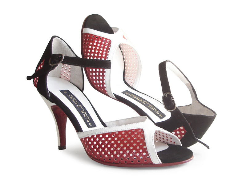 Gina. Arika Nerguiz Dance Sandal Shoes. Broadway Theatrical Shoes.