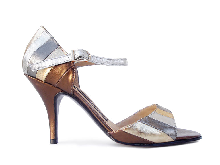 Ella. Arika Nerguiz Tango Dance Sandal Shoes. Broadway Theatrical Shoes.