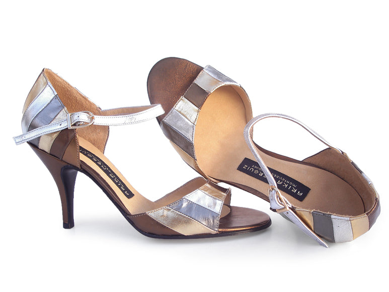 Ella. Arika Nerguiz Tango Dance Sandal Shoes. Broadway Theatrical Shoes.