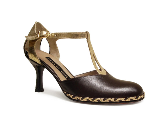 Trenzas. Arika Nerguiz Tango Dance Shoes. Broadway Theatrical Shoes.