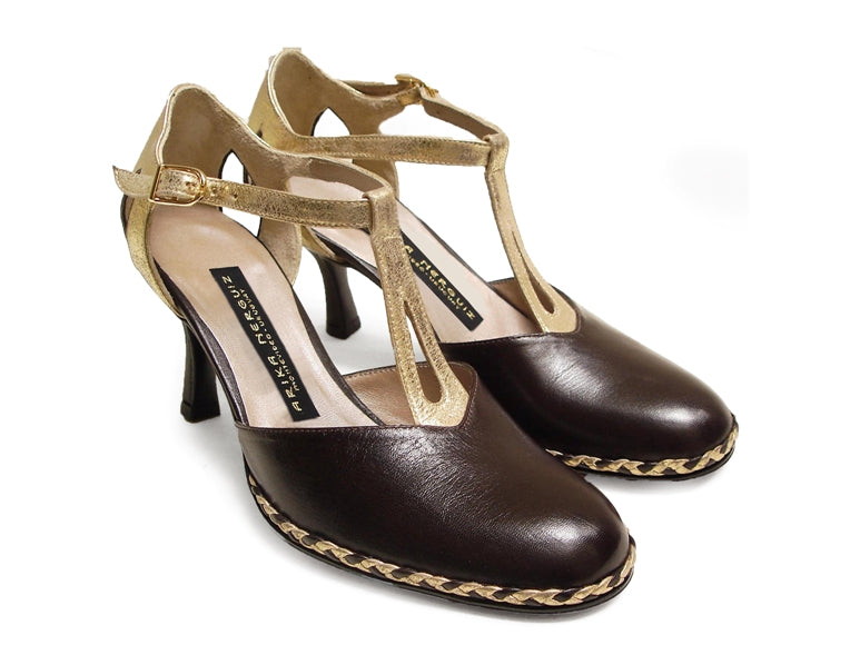 Trenzas. Arika Nerguiz Tango Dance Shoes. Broadway Theatrical Shoes.