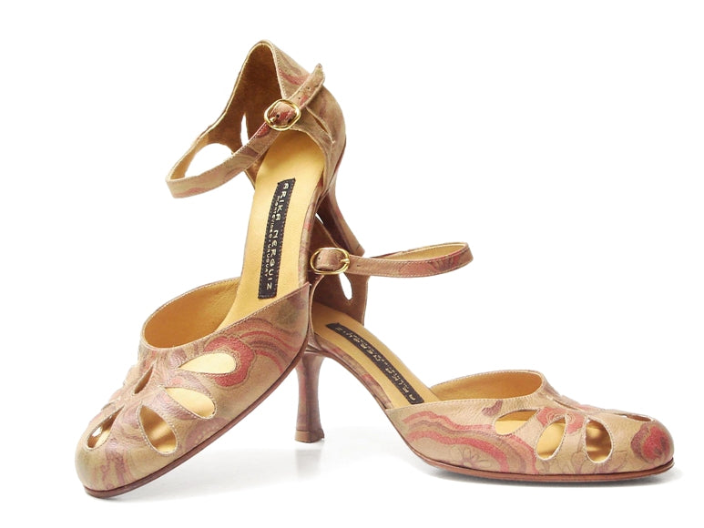 Lagrima. Arika Nerguiz Tango Dance Shoes. Broadway Theatrical Shoes.
