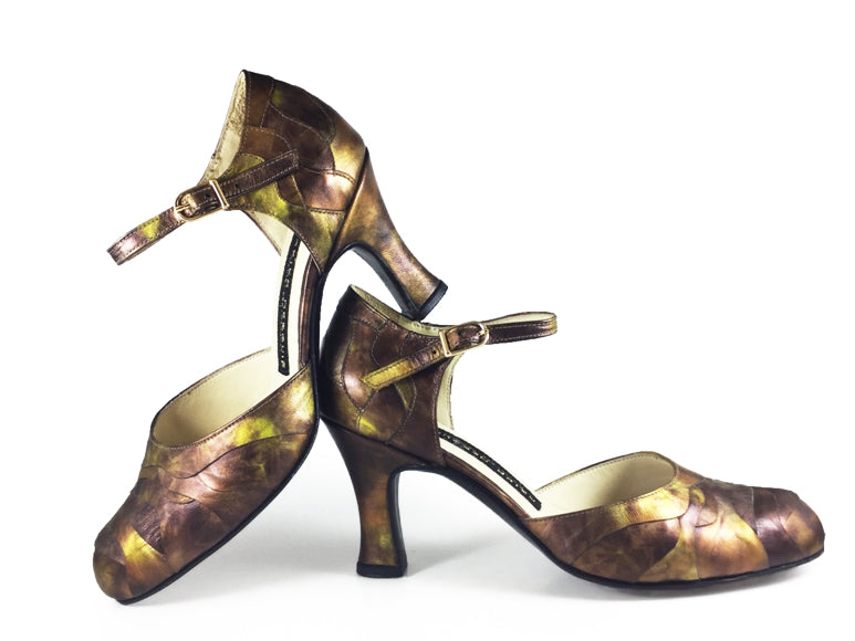 Rosedal. Arika Nerguiz Tango Dance Shoes. Broadway Theatrical Shoes.