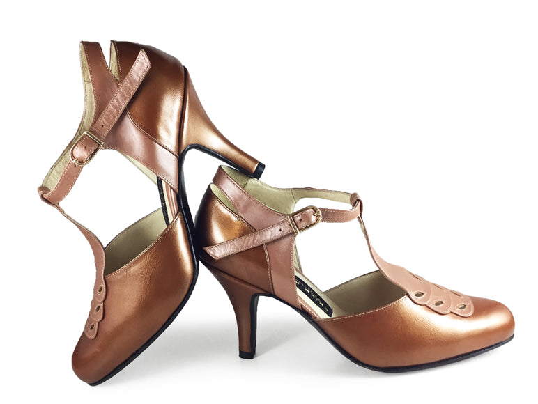 Tres Ojos. Arika Nerguiz Tango Dance Shoes. Broadway Theatrical Shoes.